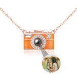 Load image into Gallery viewer, Dainty Camera Custom Personalized Necklace