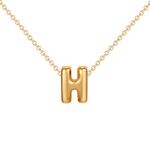 Load image into Gallery viewer, Dainty Bubble Initial Necklace