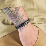 Load image into Gallery viewer, Minimal Personalized Name(s) Leather Bracelet