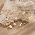 Load image into Gallery viewer, 4 Pair Pearl Accented Earrings Set