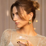 Load image into Gallery viewer, Double Heart Statement Earrings