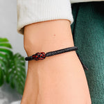 Load image into Gallery viewer, Minimal Red Thread Of Fate Couples Bracelet