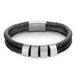 Load image into Gallery viewer, Minimal Personalized Name(s) Leather Bracelet