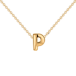 Load image into Gallery viewer, Dainty Bubble Initial Necklace