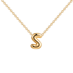 Load image into Gallery viewer, Dainty Bubble Initial Necklace