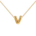 Load image into Gallery viewer, Dainty Bubble Initial Necklace