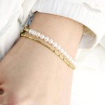 Load image into Gallery viewer, Personalised Morse Code Bracelet Morse Code Bead Bracelet