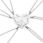 Load image into Gallery viewer, Personalized Family Heart Puzzle Necklace