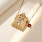 Load image into Gallery viewer, Aide-Mémoire Envelope Necklace