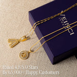 Load image into Gallery viewer, 2pc 14k Diamond Letter Initial Necklaces