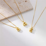 Load image into Gallery viewer, Chunky Feminine Letter Initial Necklace