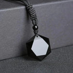 Load image into Gallery viewer, Energetic Protection Obsidian Stone Necklace
