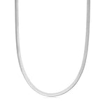 Load image into Gallery viewer, Snake Chain Herringbone Collarbone Necklace