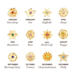 Load image into Gallery viewer, Élan Floral Birthstone Bracelet