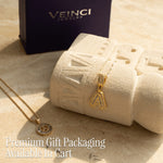 Load image into Gallery viewer, 2pc 14k Diamond Letter Initial Necklaces
