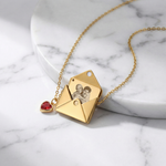 Load image into Gallery viewer, Aide-Mémoire Envelope Necklace