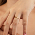 Load image into Gallery viewer, Dainty Minimal Name Ring