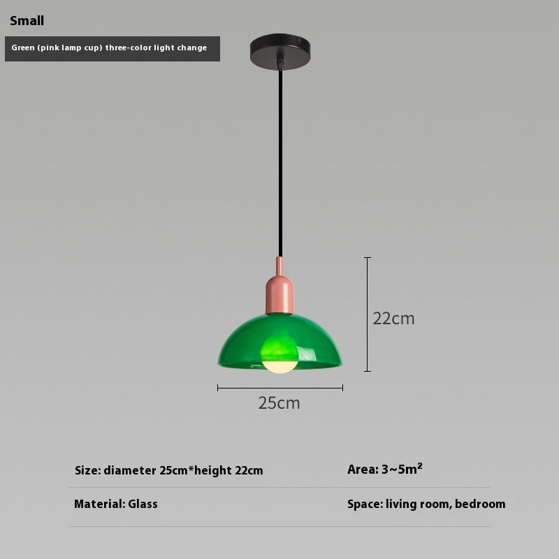 Antique Glass Retro Pendant Light