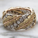 Load image into Gallery viewer, Dainty Diamond Vintage Ring in Gold