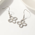 Load image into Gallery viewer, Classy Floral Letter Initial Earrings