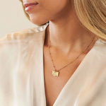 Load image into Gallery viewer, Timeless Birthstone & Initial Satellite Necklace