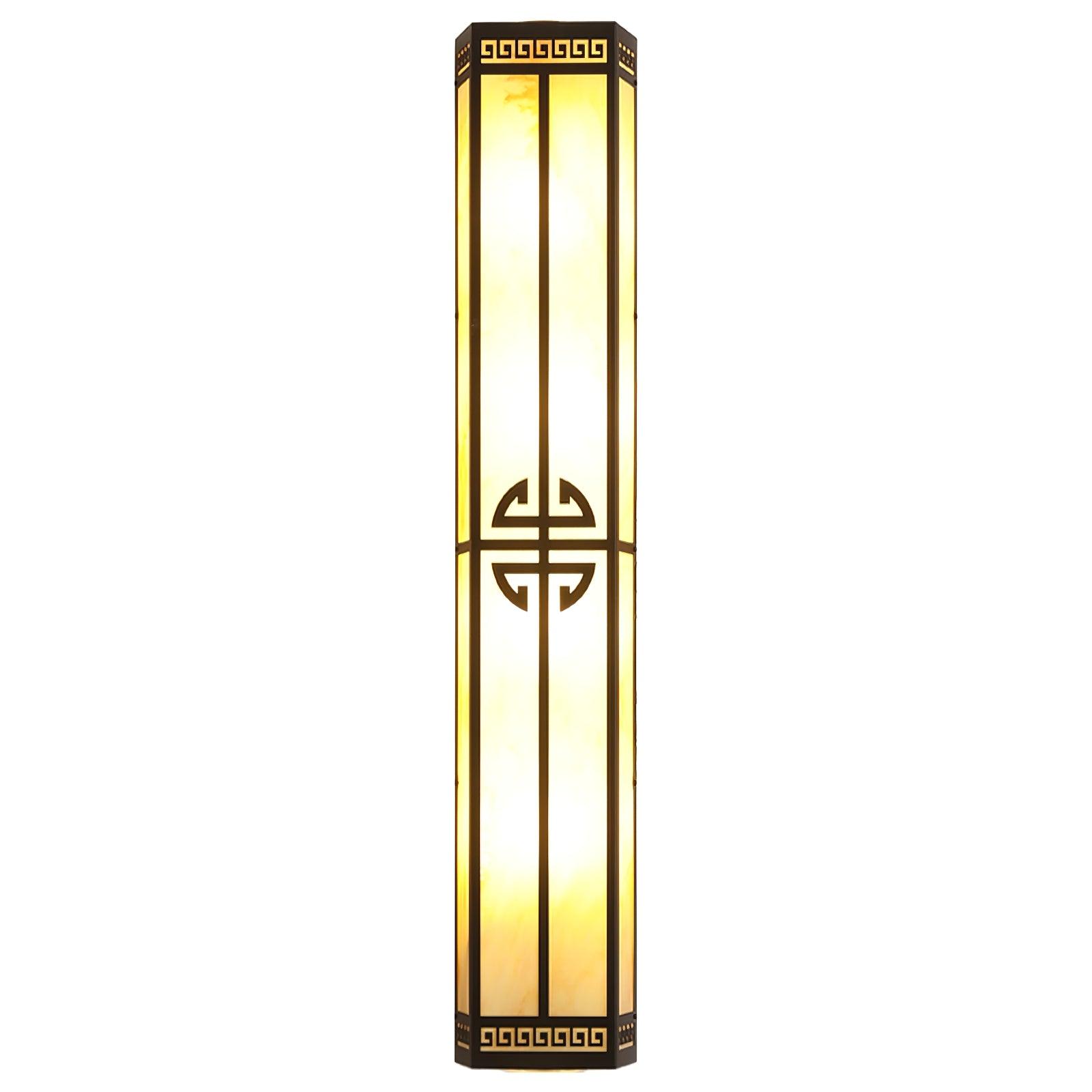 Alabaster Contemporary Outdoor Wall Sconce