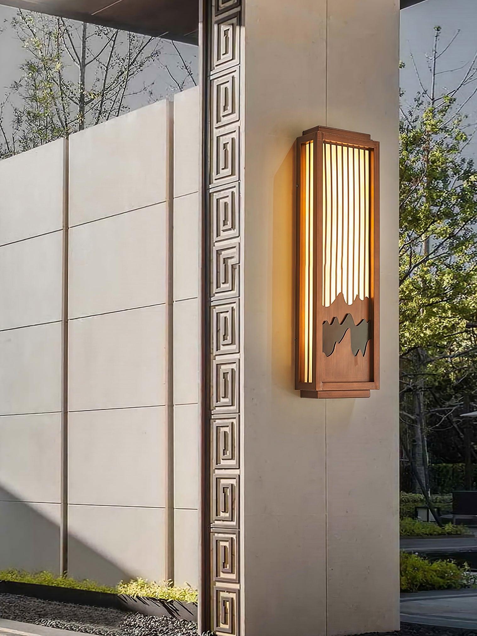 Sleek Weather Resistant Contemporary Wall Light
