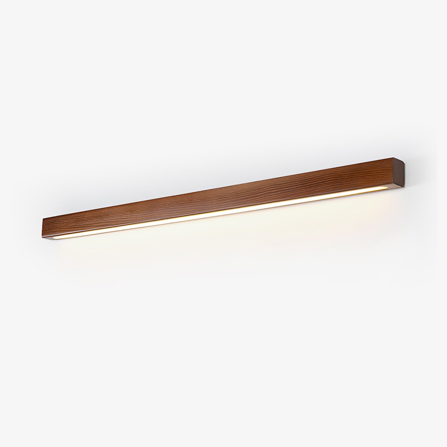 Slim Linear Wood Nordic Inspired Wall Light