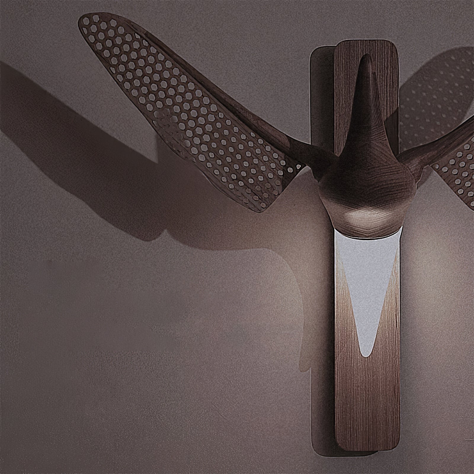 Wood Bird Sculptural Nordic Inspired Wall Light