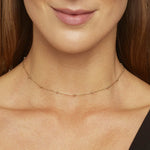Load image into Gallery viewer, Ball Necklace with Inlay Round Bead Necklace