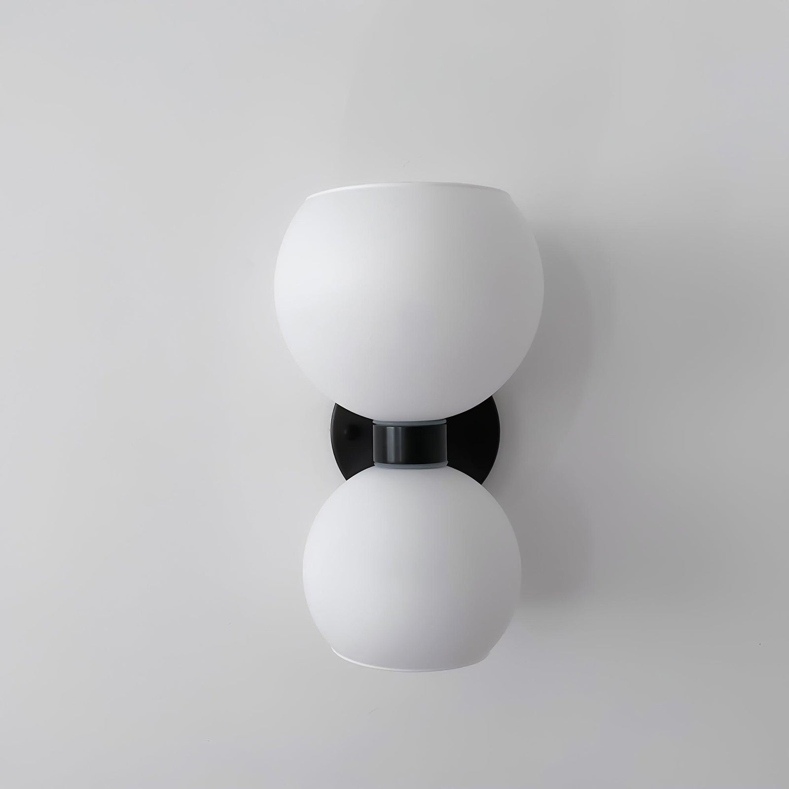 Round Opal Glass Nordic Inspired Wall Sconce