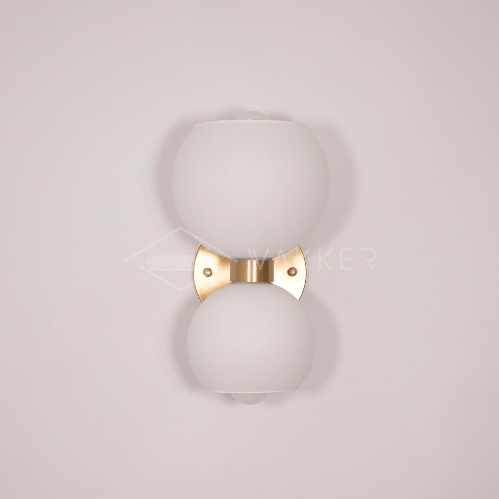 Round Opal Glass Nordic Inspired Wall Sconce