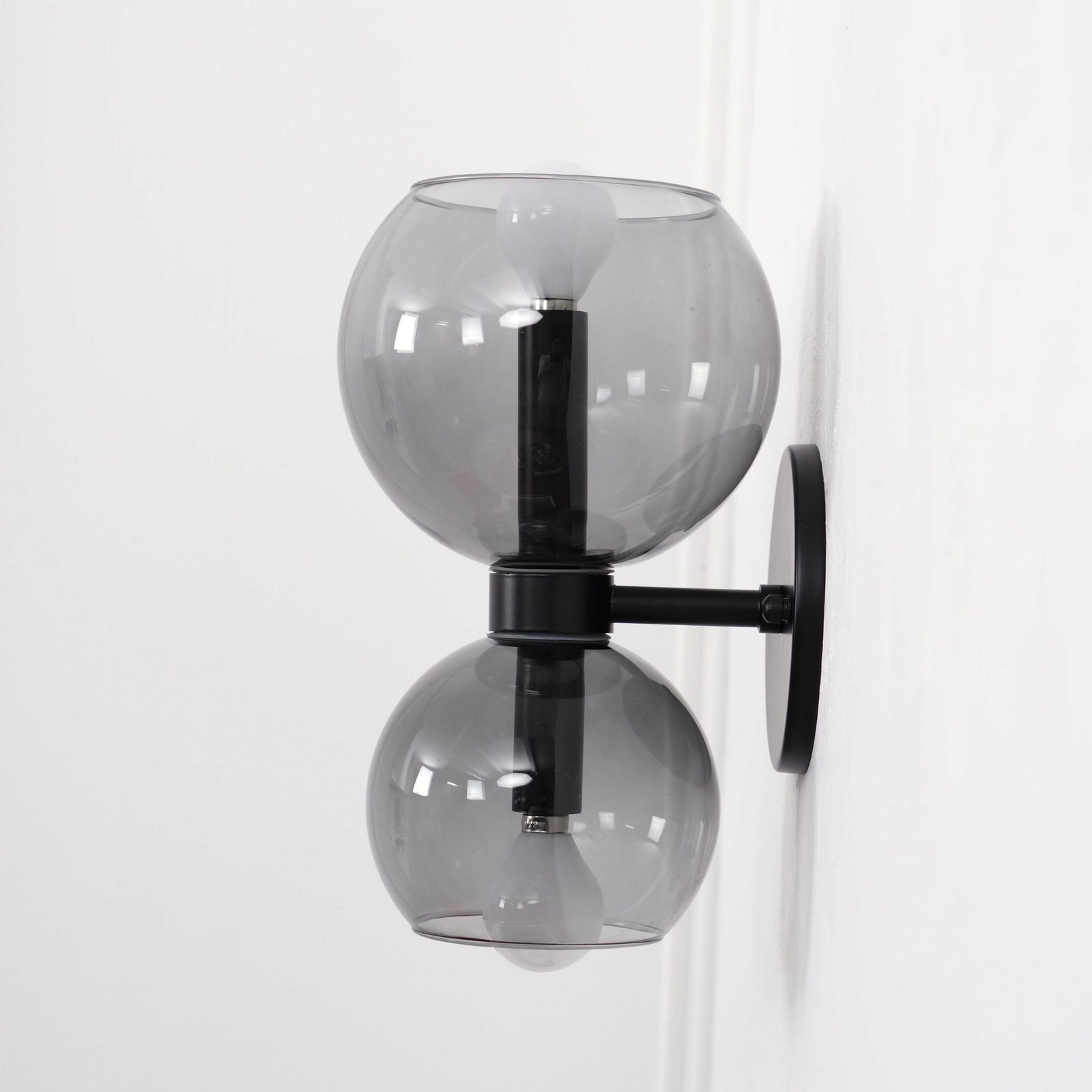 Round Opal Glass Nordic Inspired Wall Sconce
