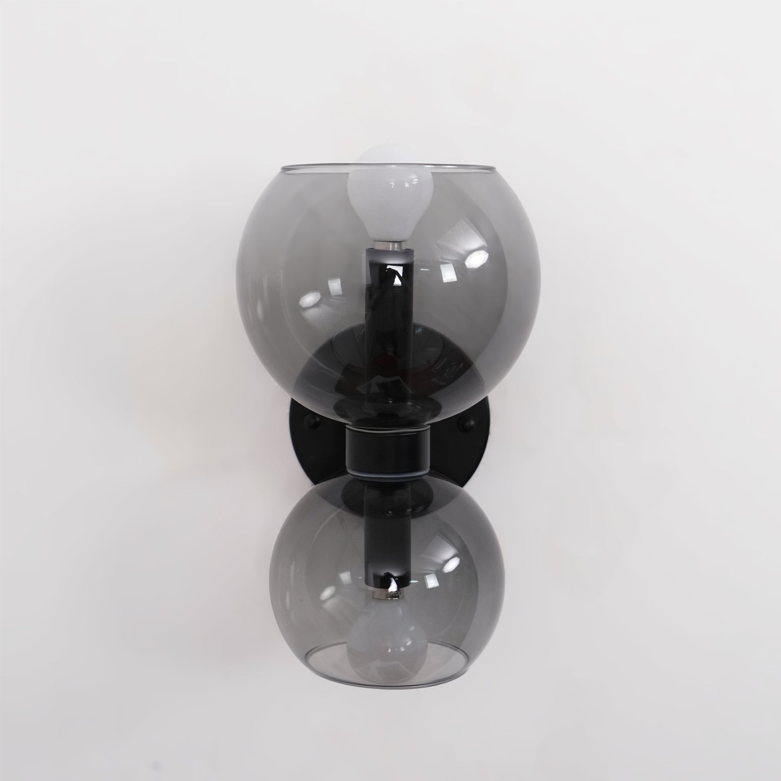 Round Opal Glass Nordic Inspired Wall Sconce