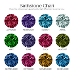 Load image into Gallery viewer, Dainty Birth Flower & Birthstone Chain Bracelet