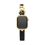 Load image into Gallery viewer, Bold Leather Chain Apple Watch Bands for Women