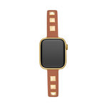Load image into Gallery viewer, Modern Leather Studded Apple Watch Bands for Women
