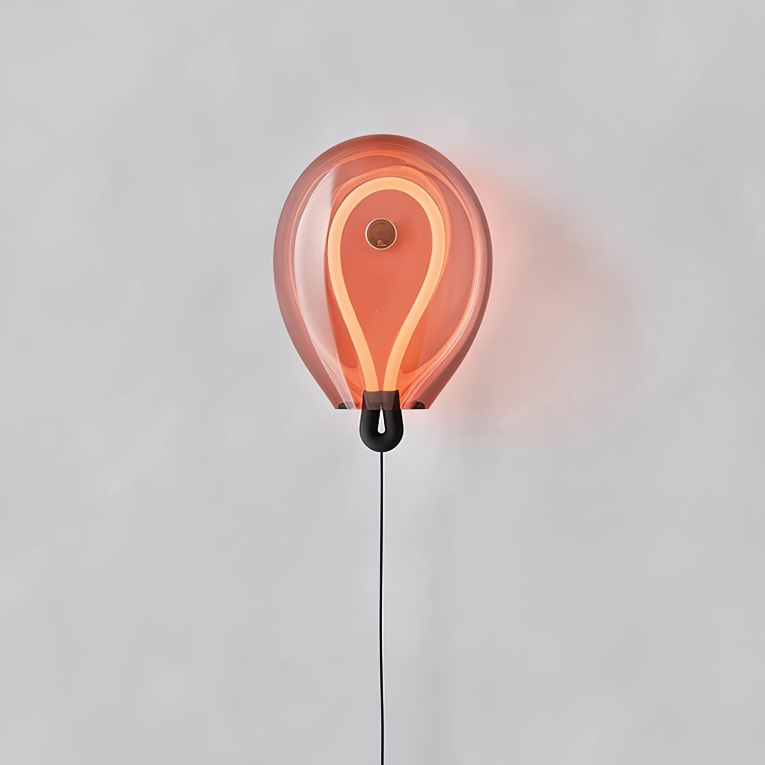 Delicate Bubble Glass Contemporary Wall Light