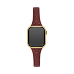 Load image into Gallery viewer, Dazzling Leather Stitched Apple Watch Bands for Women