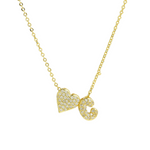 Load image into Gallery viewer, Elegant Statement Love Letter Initial Necklace