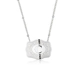 Load image into Gallery viewer, Dainty Belt Buckle Letter Initial Necklaces