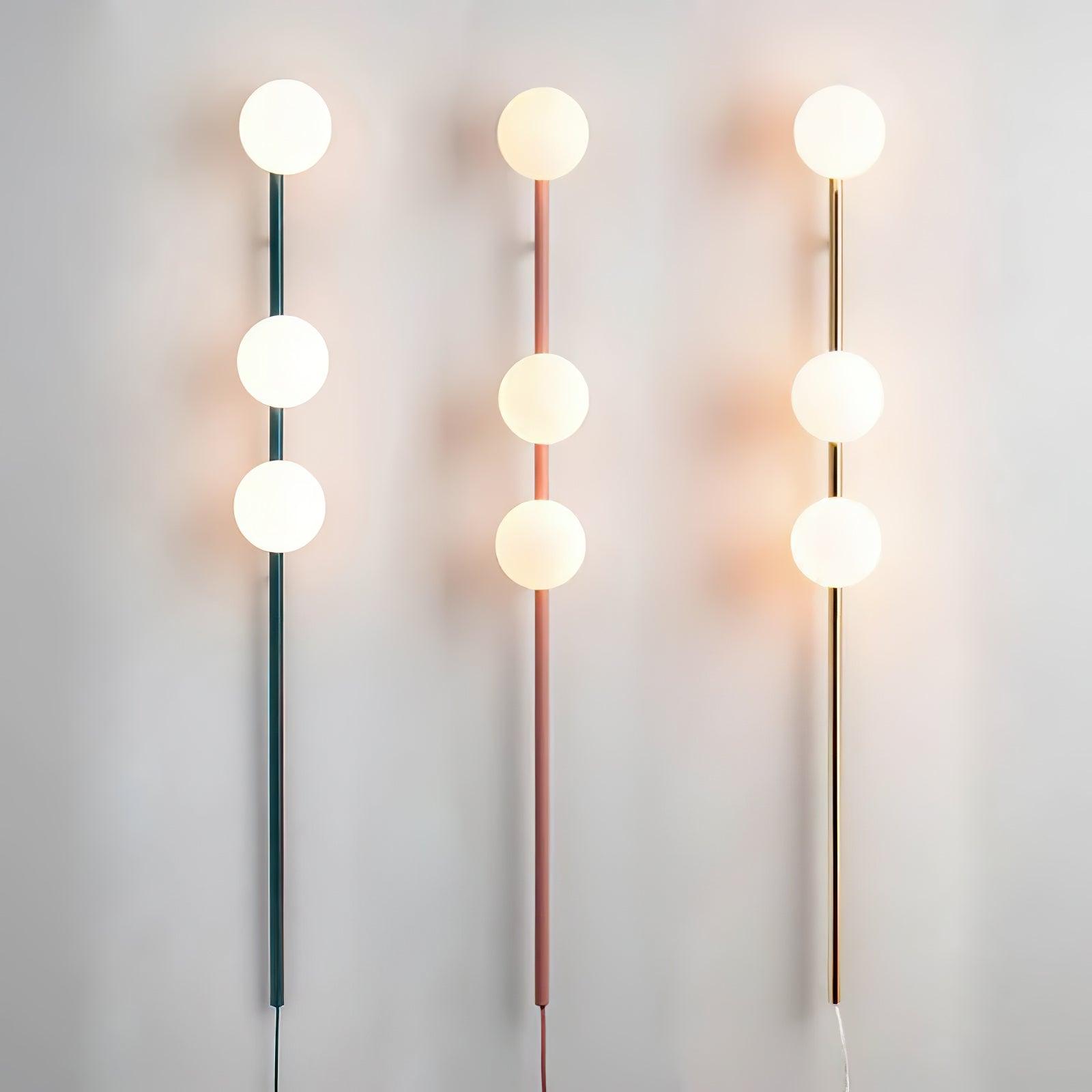 Spherical Glass Nordic Inspired Wall Light