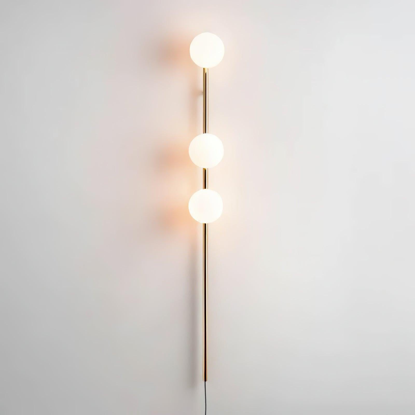 Spherical Glass Nordic Inspired Wall Light