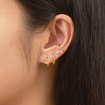 Load image into Gallery viewer, Urmi Snake CZ Stud Earrings