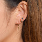 Load image into Gallery viewer, Kamala Angular Spike Earrings