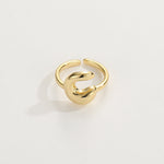 Load image into Gallery viewer, Cute Bubble Letter Initial Ring