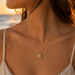 Load image into Gallery viewer, Minimalist Four-Leaf Clover Heart Necklace