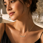 Load image into Gallery viewer, Minimalist Four-Leaf Clover Heart Necklace