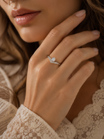 Load image into Gallery viewer, Vintage Inspired Opal Crown Point Ring