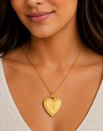 Load image into Gallery viewer, 14k Dainty Heart Pendant Letter Initial Necklace